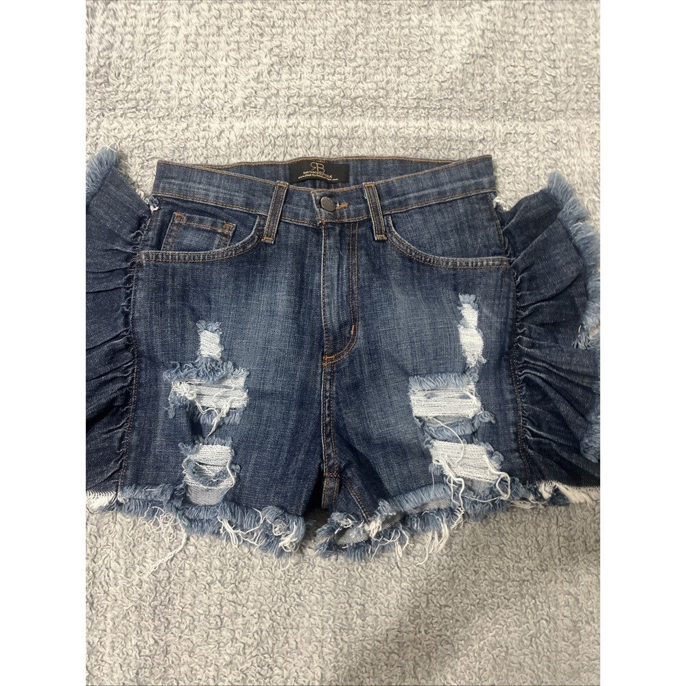 Rhythm boutique distressed ruffled shorts Medium Boho Grunge Cottage Core